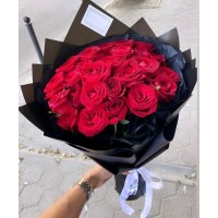 Букет красных роз «Сильвия»
