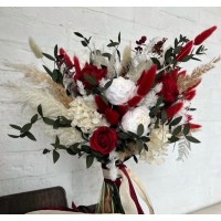 Букет невесты из сухоцветов «Ру»