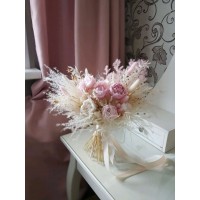 Букет невесты из сухоцветов «Кристи»