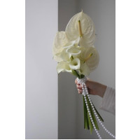 Трендовый букет невесты «Тина» Трендовый букет невесты «Тина»